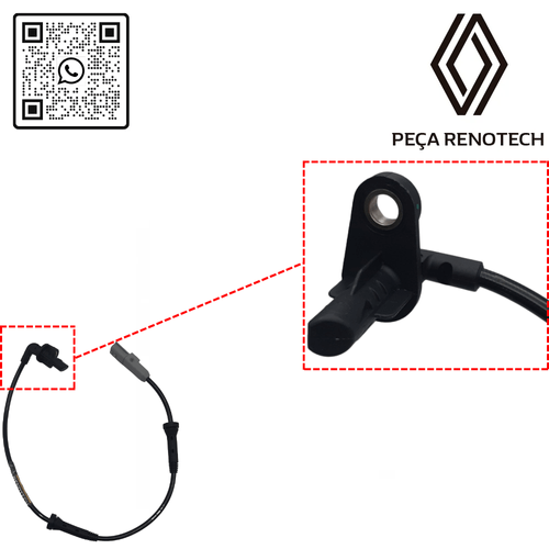 RN 05846R-X 479005846R SENSOR DO ABS TRAS. ESQDIR LOG IISAND II 3
